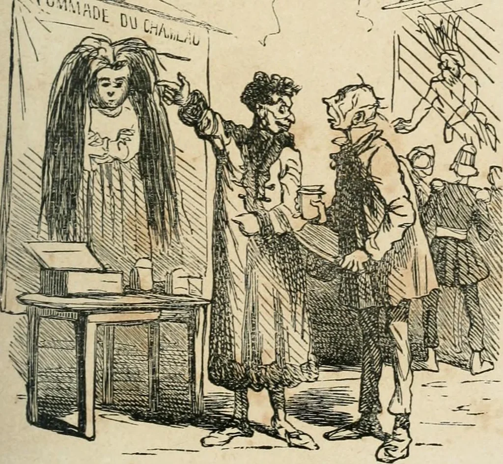 An illustration from Cham, 1853, leaf 148
