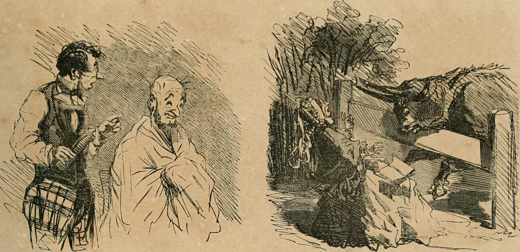 An illustration from Cham, 1853, leaf 150