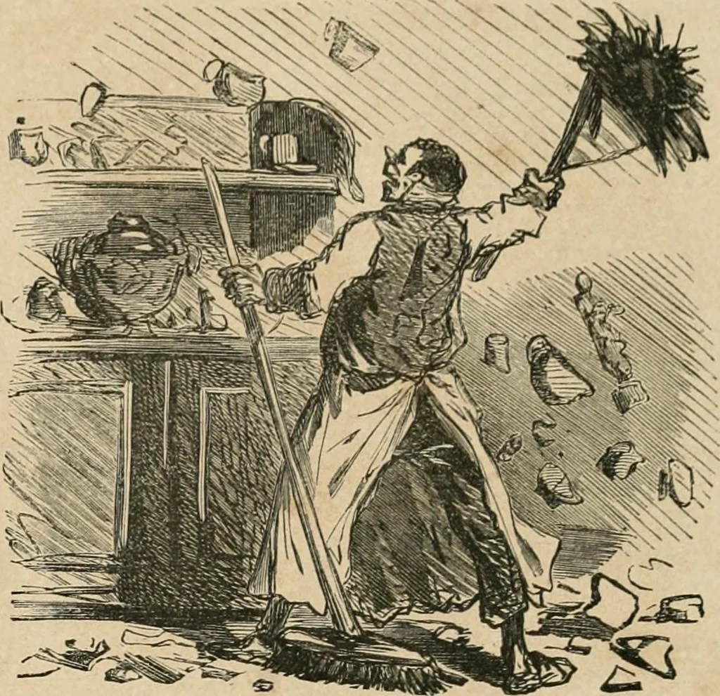 An illustration from Cham, 1853, leaf 154