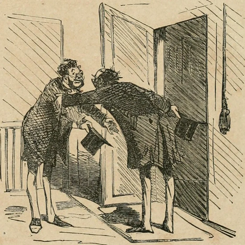 An illustration from Cham, 1853, leaf 154