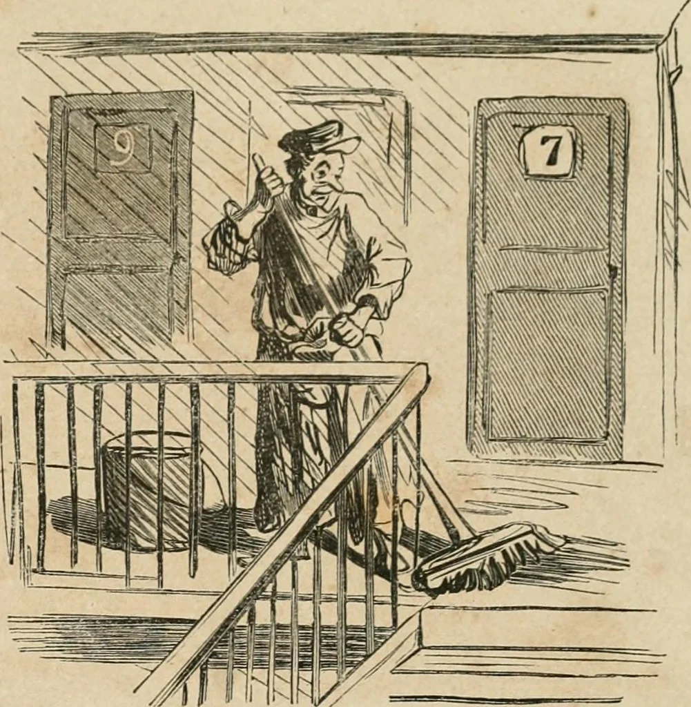 An illustration from Cham, 1853, leaf 156