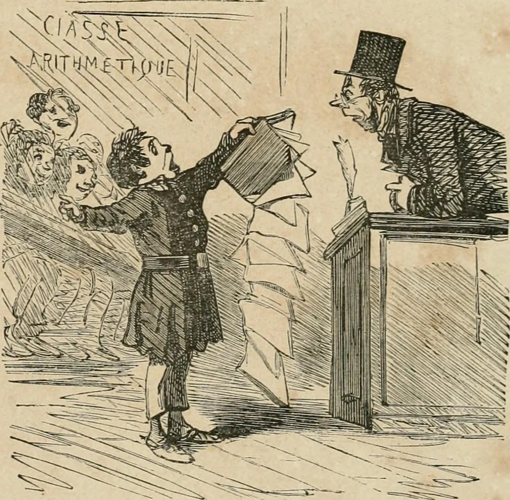 An illustration from Cham, 1853, leaf 156