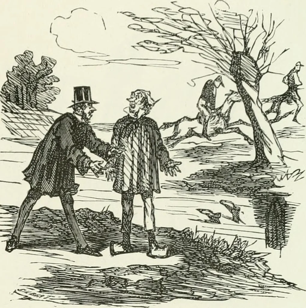 An illustration from Cham, 1853, leaf 164