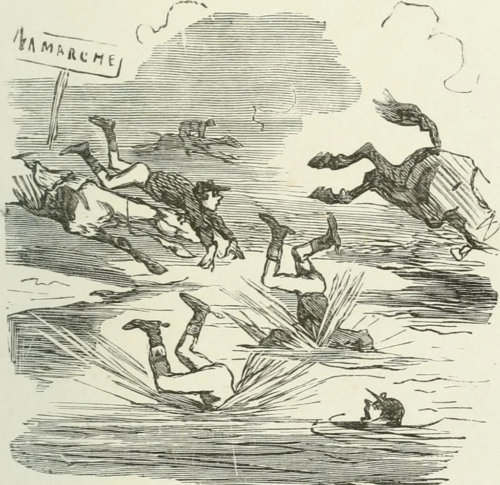 An illustration from Cham, 1853, leaf 168