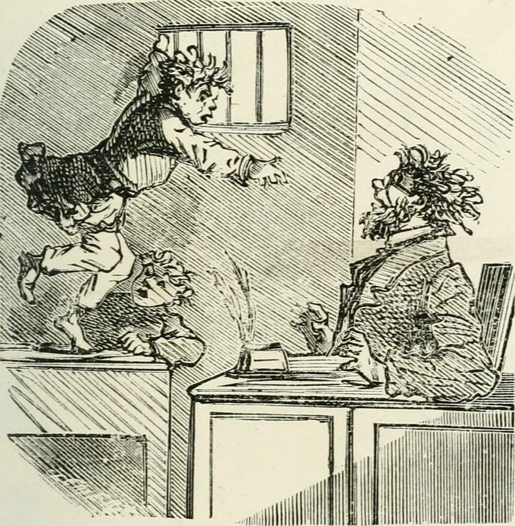 An illustration from Cham, 1853, leaf 18