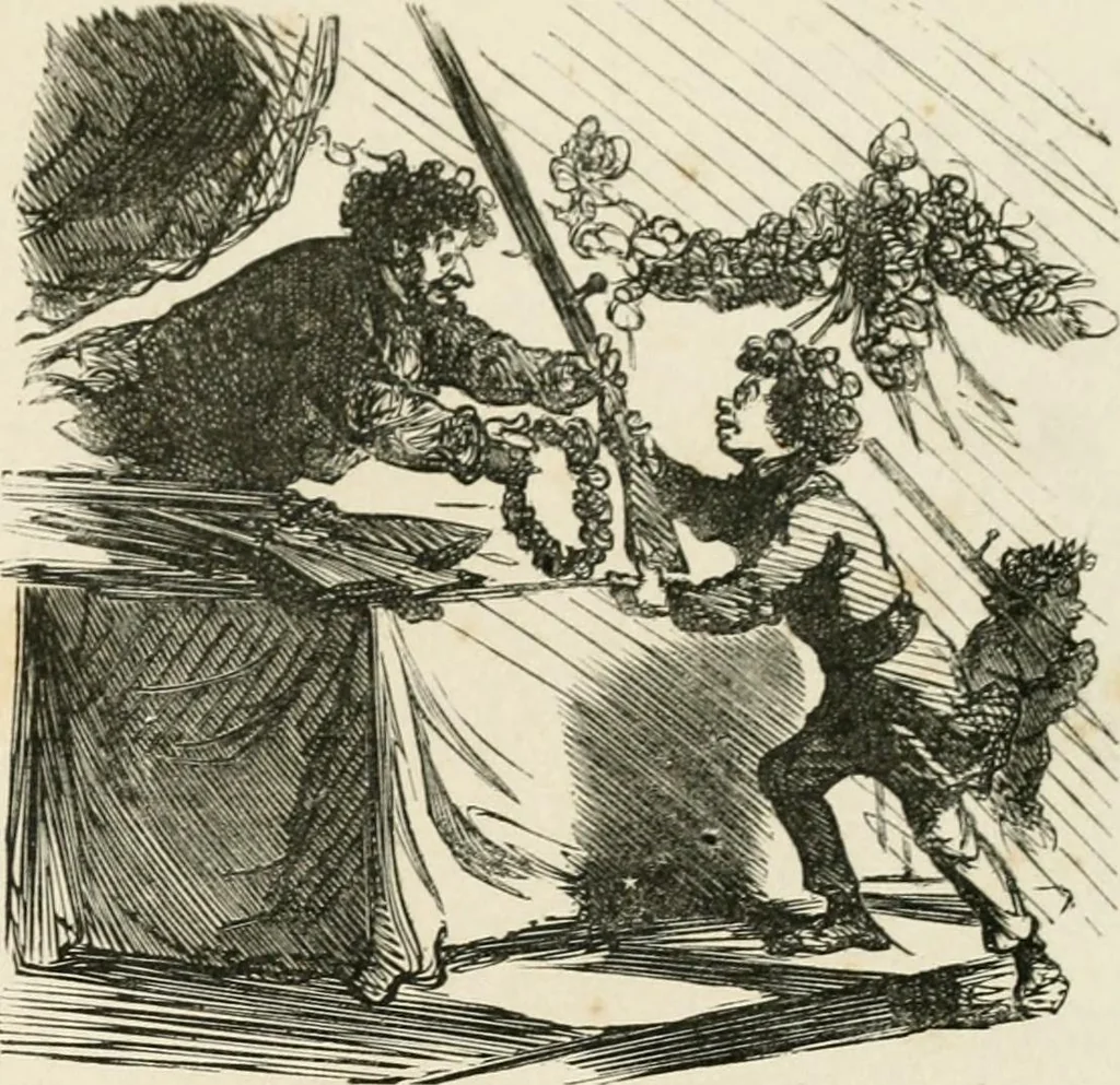 An illustration from Cham, 1853, leaf 194