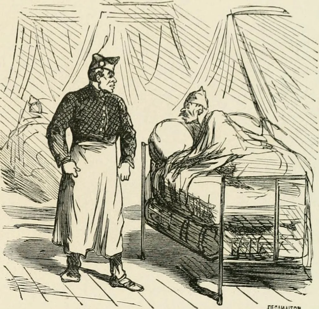 An illustration from Cham, 1853, leaf 196