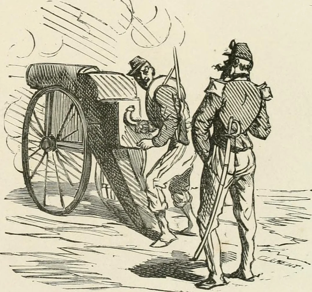 An illustration from Cham, 1853, leaf 200