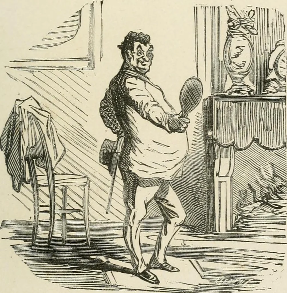 An illustration from Cham, 1853, leaf 204