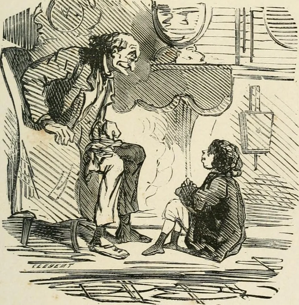 An illustration from Cham, 1853, leaf 206