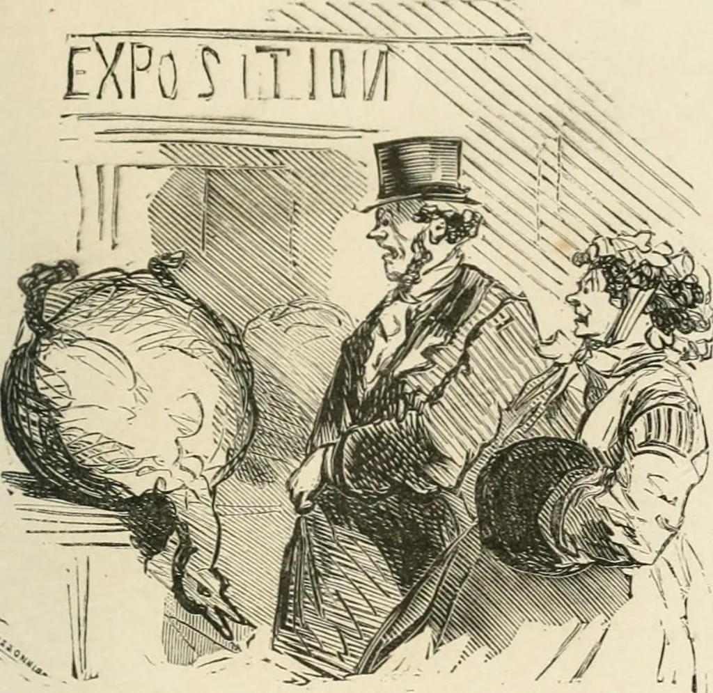 An illustration from Cham, 1853, leaf 208