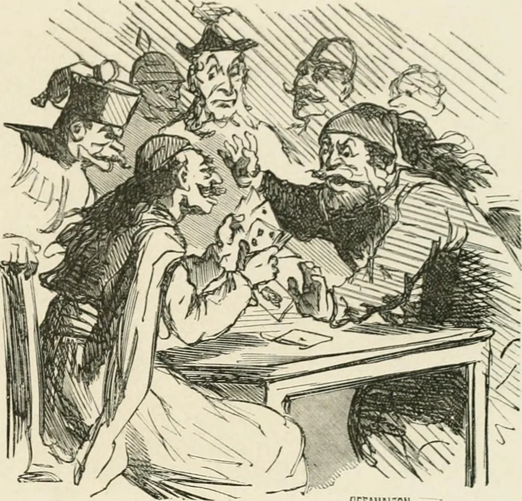 An illustration from Cham, 1853, leaf 208