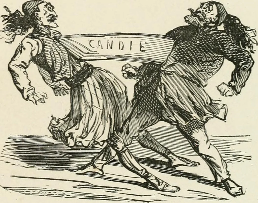 An illustration from Cham, 1853, leaf 208