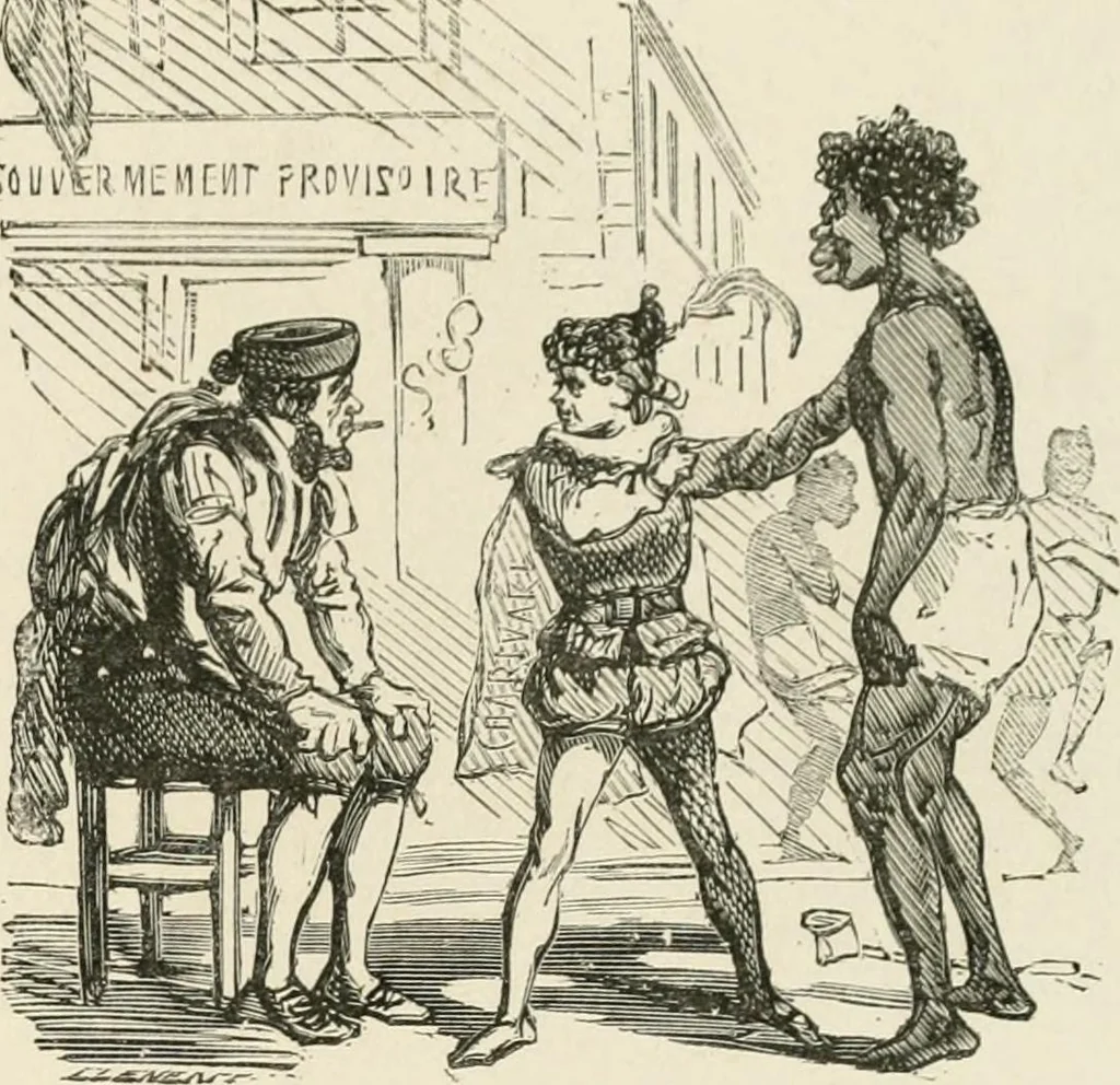 An illustration from Cham, 1853, leaf 210