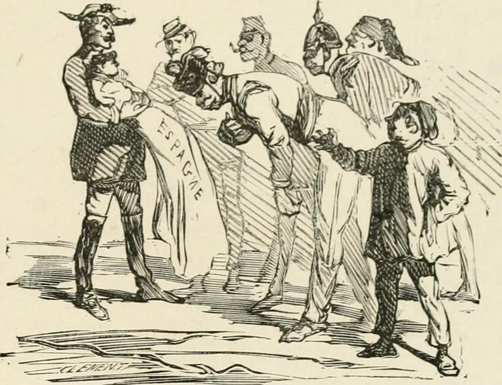 An illustration from Cham, 1853, leaf 216
