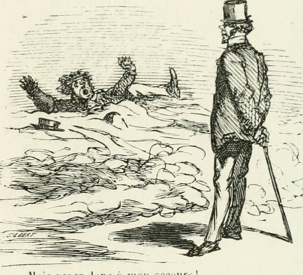 An illustration from Cham, 1853, leaf 232