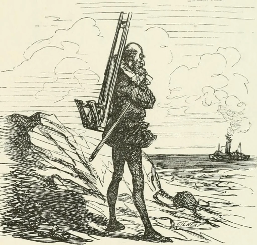 An illustration from Cham, 1853, leaf 244