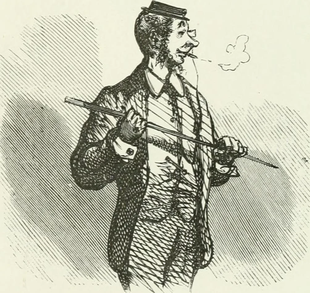 An illustration from Cham, 1853, leaf 254