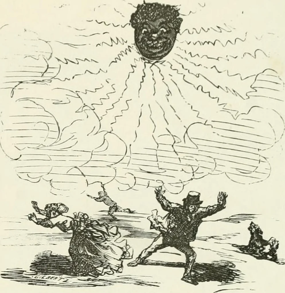 An illustration from Cham, 1853, leaf 282