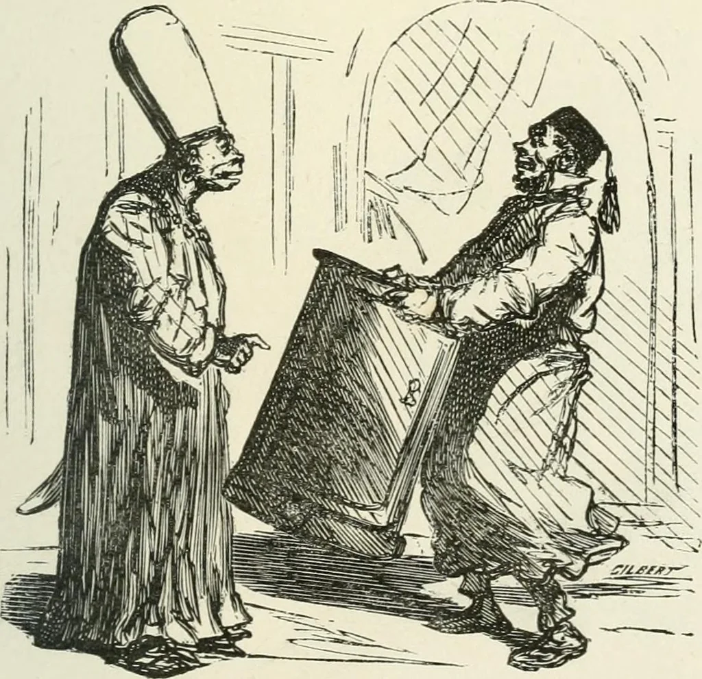 An illustration from Cham, 1853, leaf 300