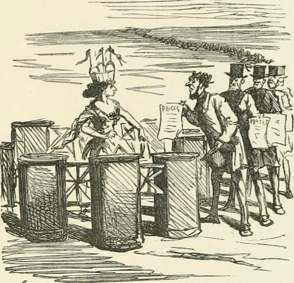 An illustration from Cham, 1853, leaf 306