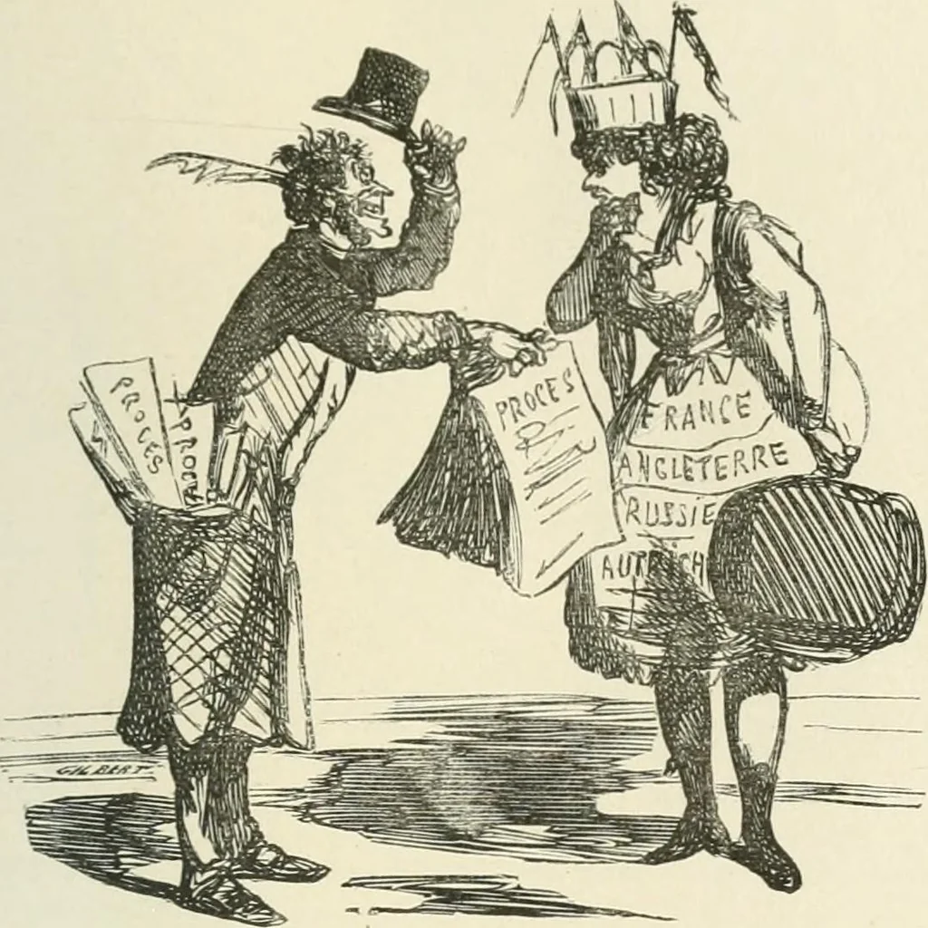 An illustration from Cham, 1853, leaf 308