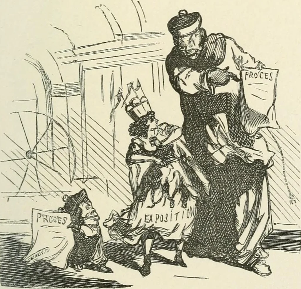 An illustration from Cham, 1853, leaf 308