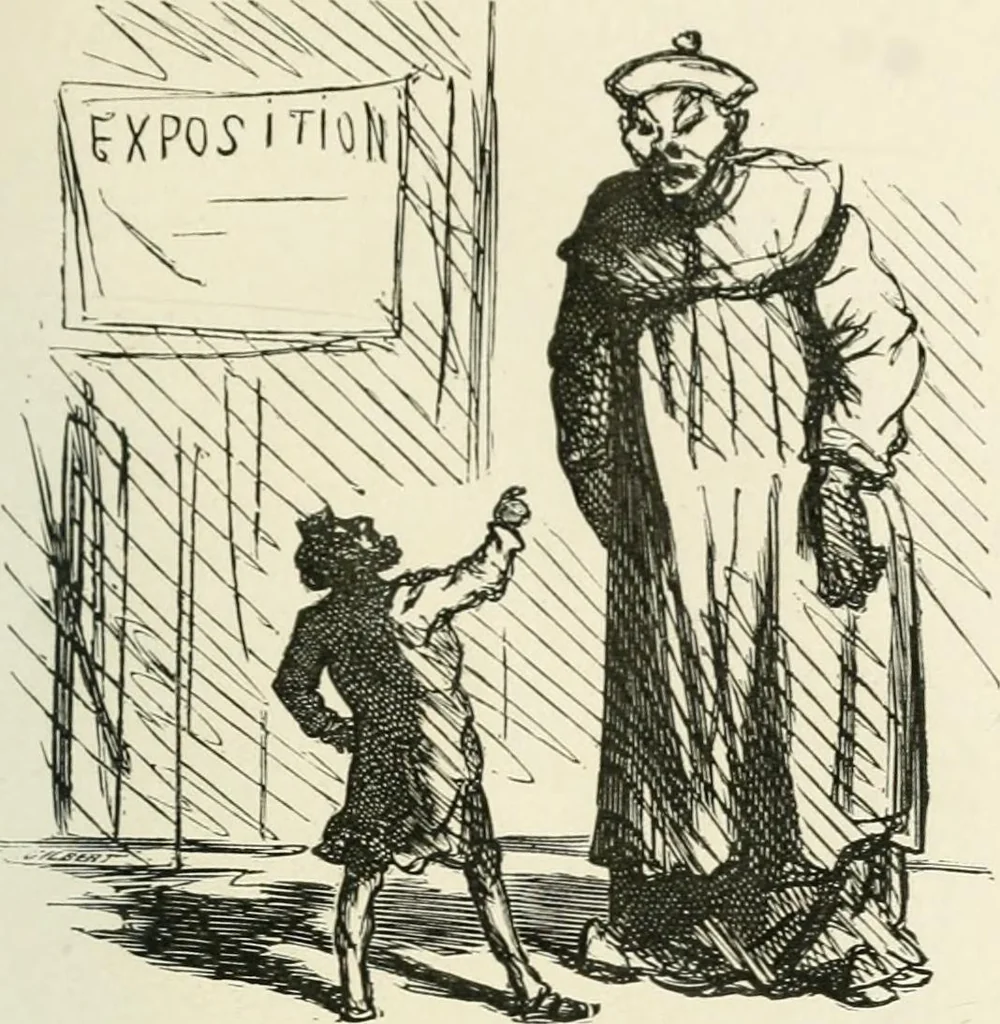 An illustration from Cham, 1853, leaf 310