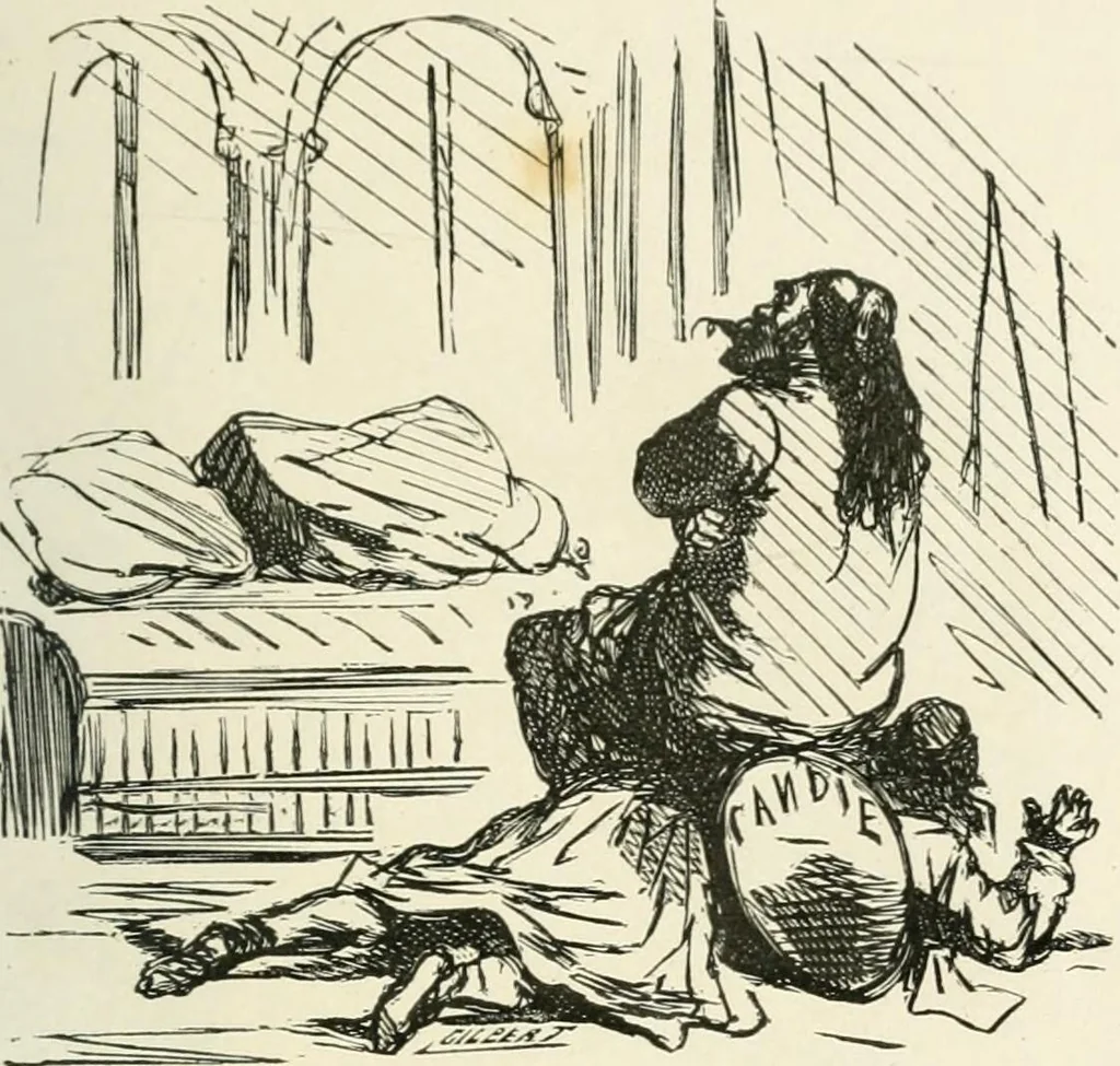 An illustration from Cham, 1853, leaf 318