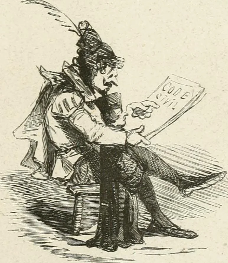 An illustration from Cham, 1853, leaf 330