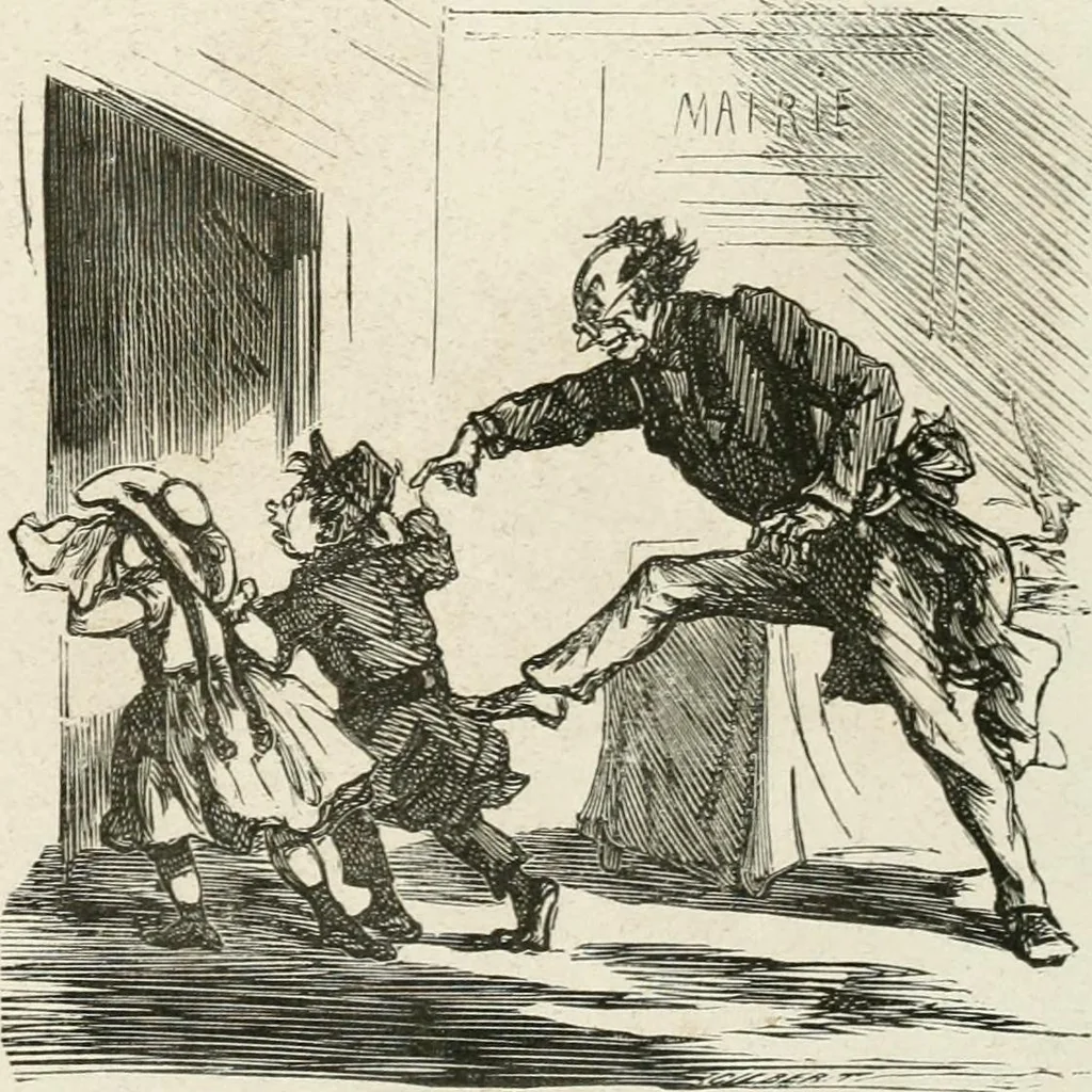 An illustration from Cham, 1853, leaf 342