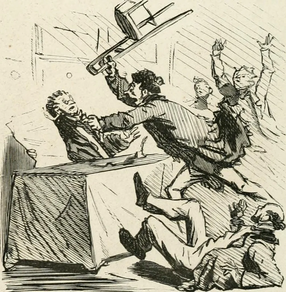 An illustration from Cham, 1853, leaf 378