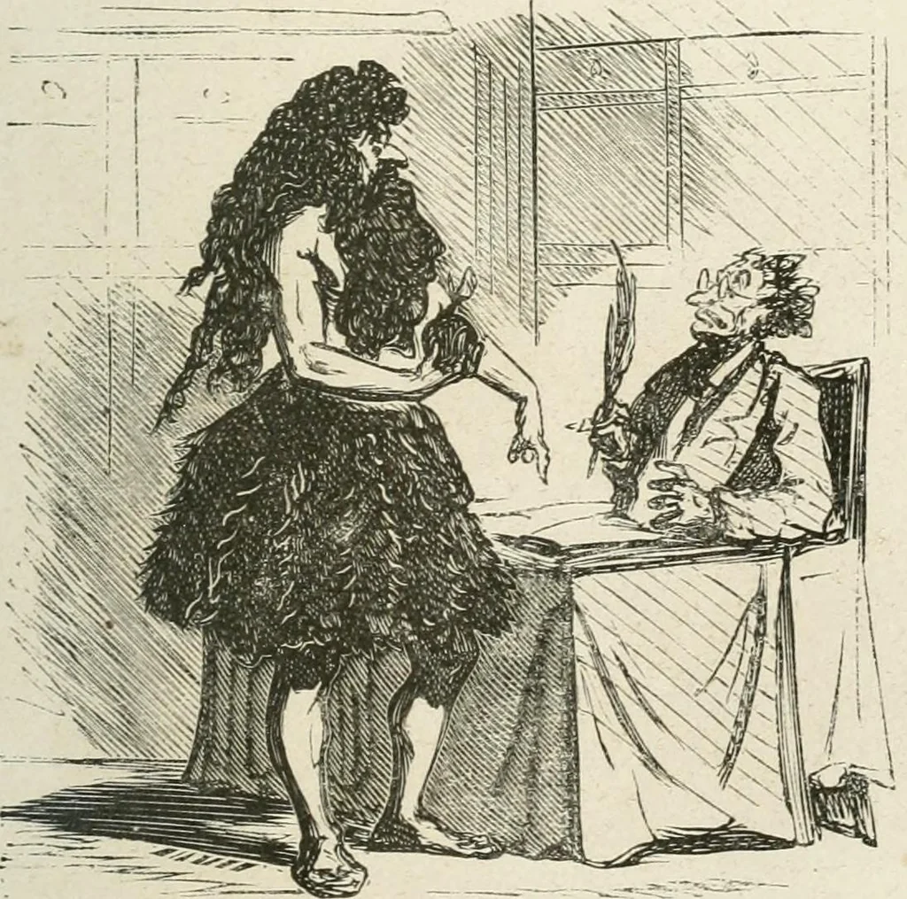 An illustration from Cham, 1853, leaf 386