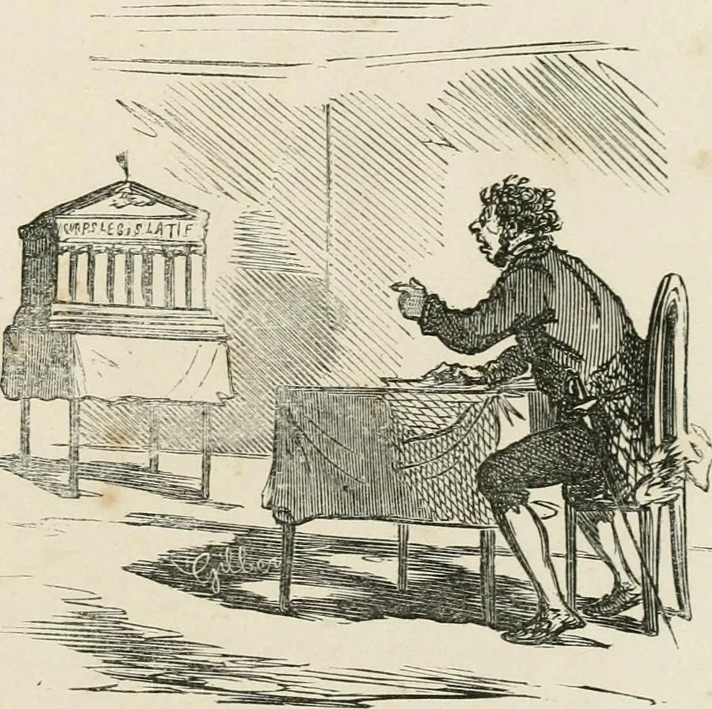 An illustration from Cham, 1853, leaf 40