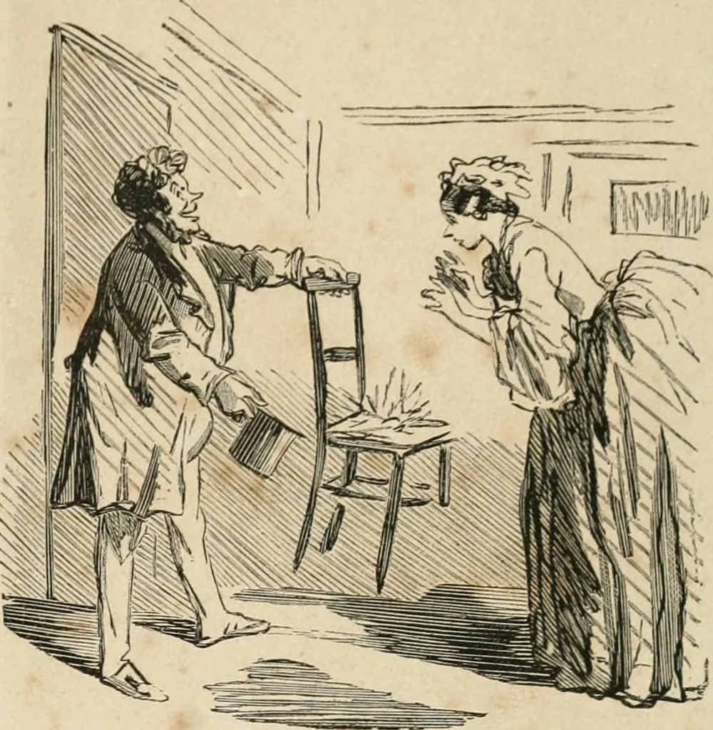 An illustration from Cham, 1853, leaf 400