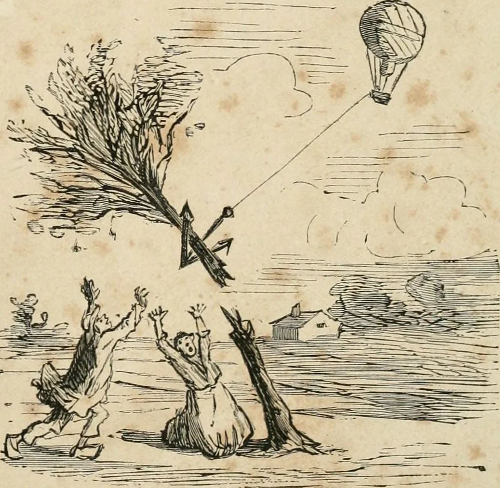 An illustration from Cham, 1853, leaf 400