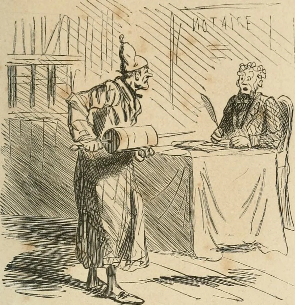 An illustration from Cham, 1853, leaf 406