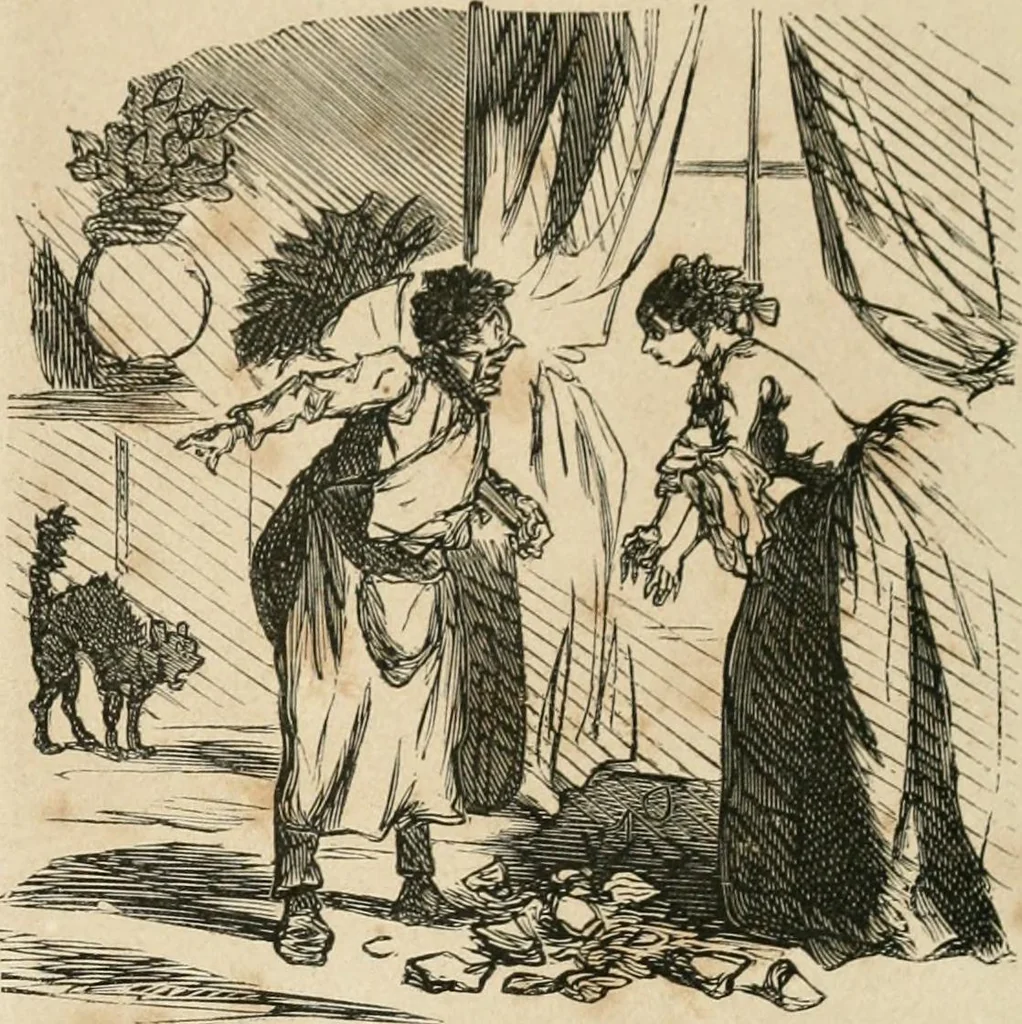 An illustration from Cham, 1853, leaf 406