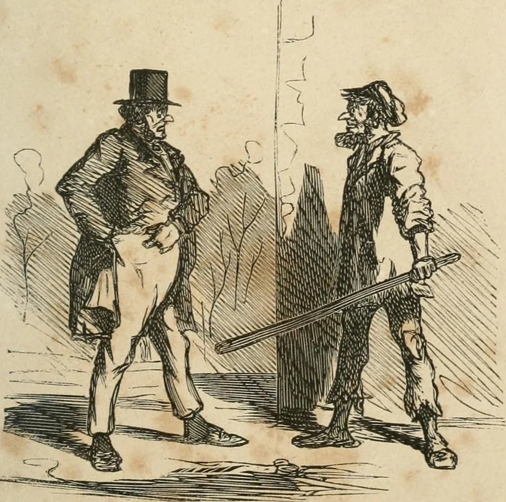 An illustration from Cham, 1853, leaf 406