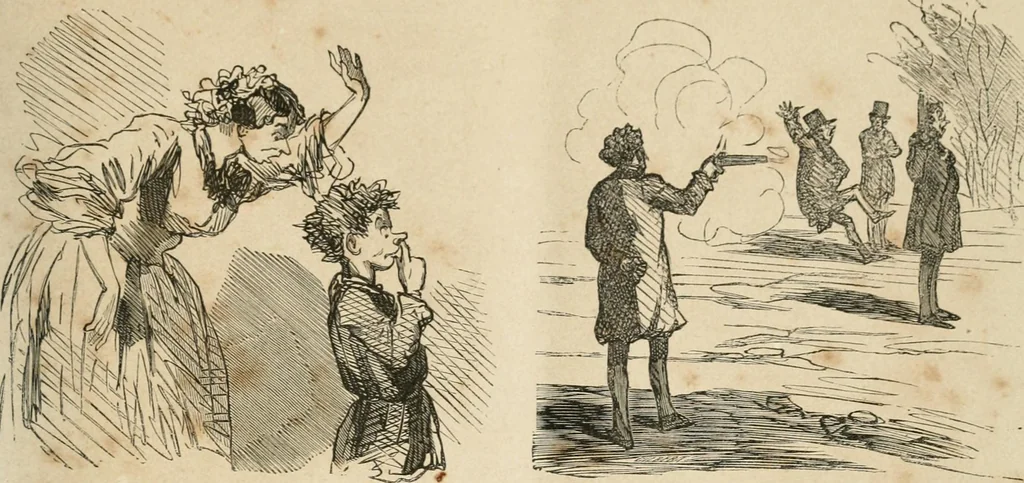 An illustration from Cham, 1853, leaf 408