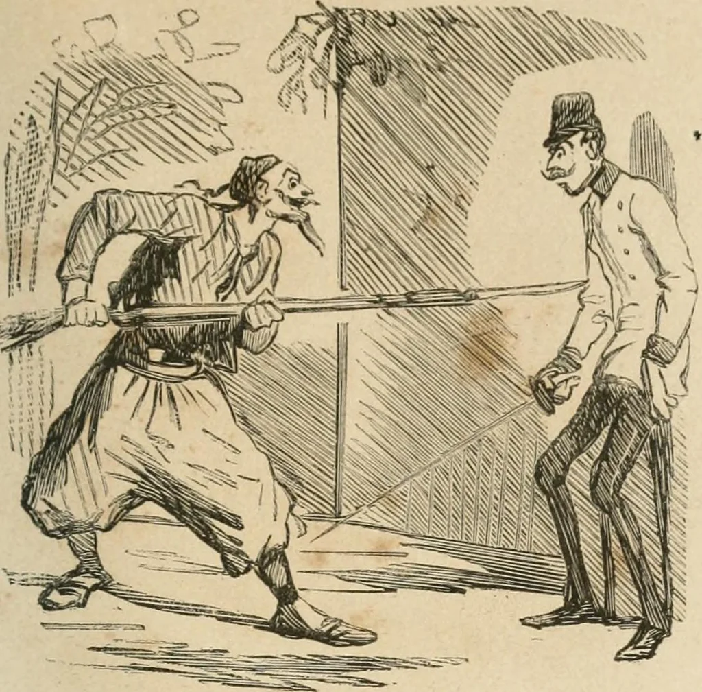 An illustration from Cham, 1853, leaf 414