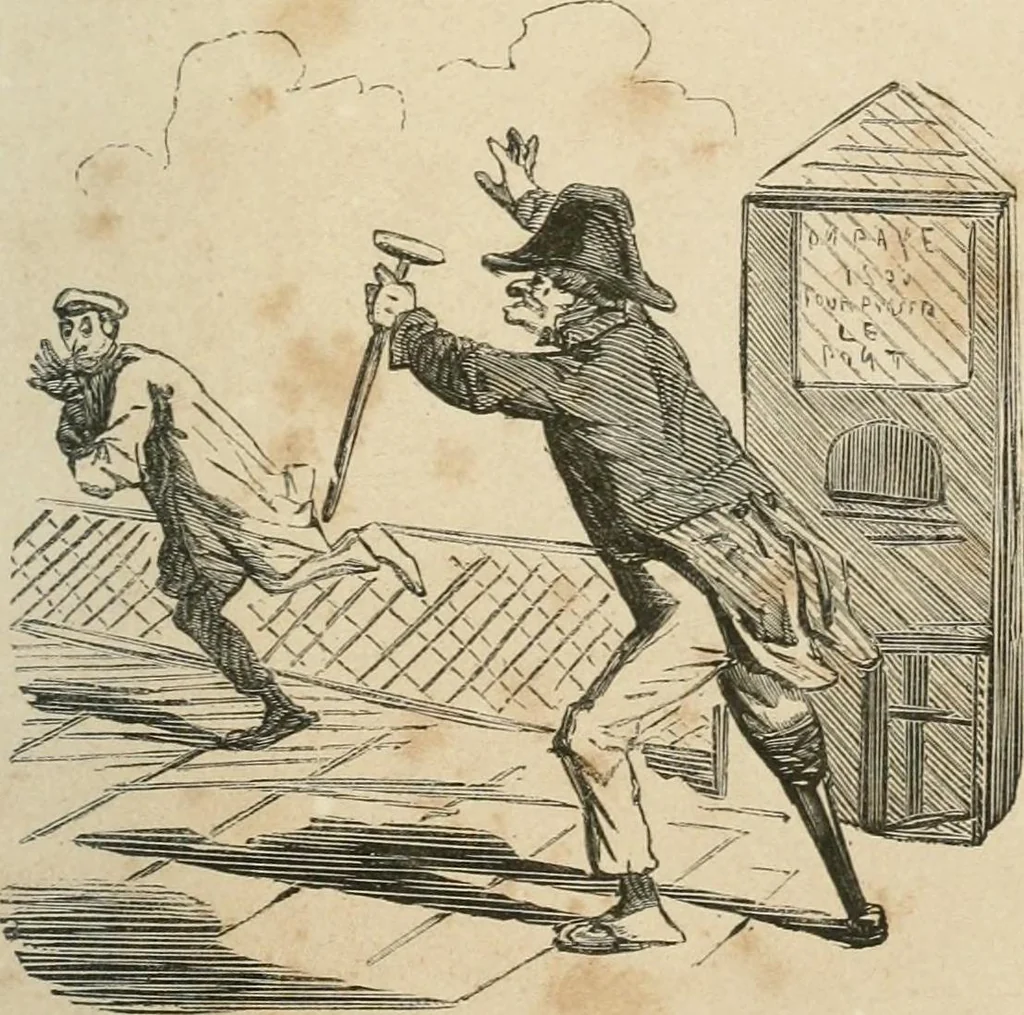 An illustration from Cham, 1853, leaf 414