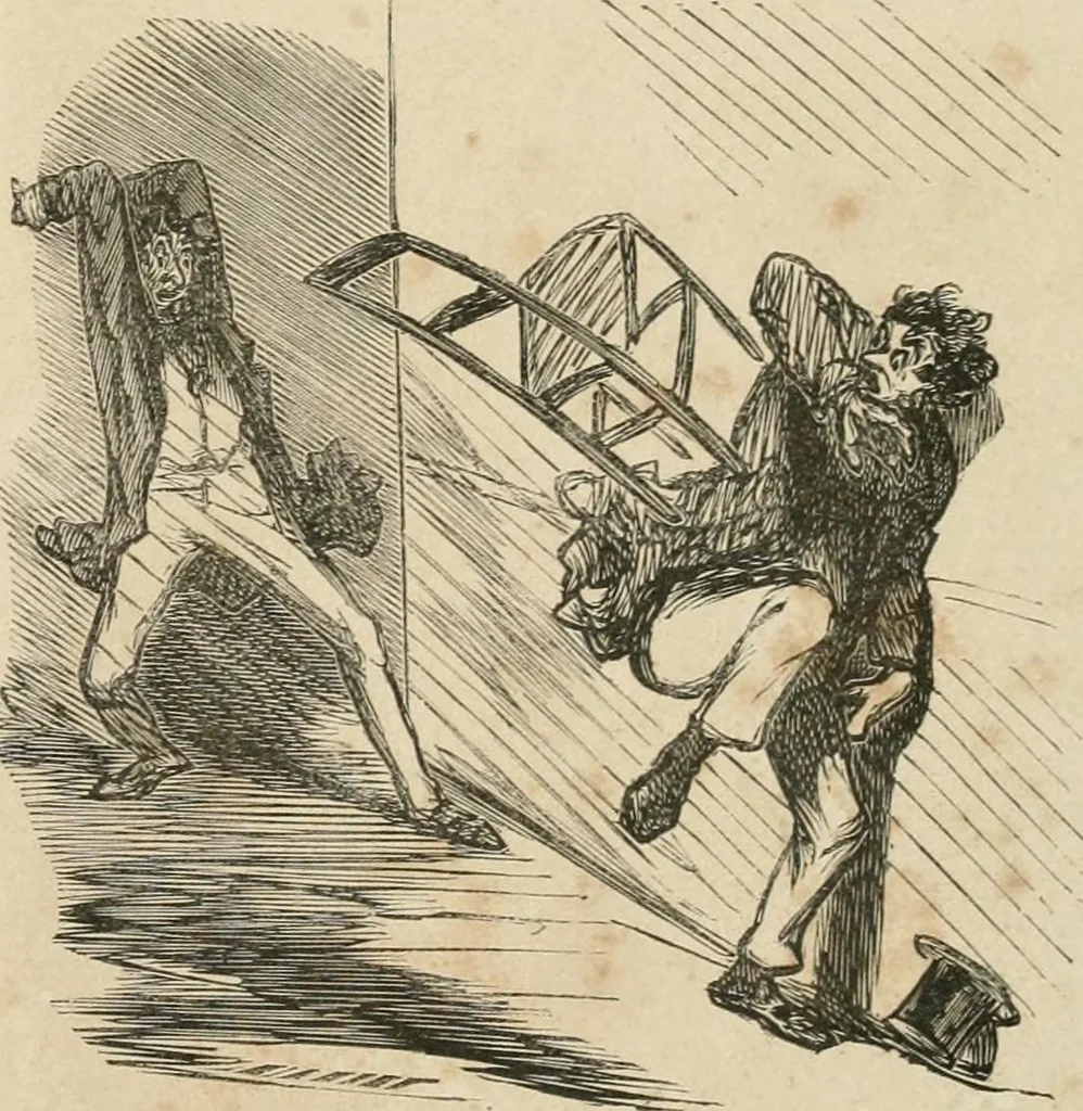 An illustration from Cham, 1853, leaf 414
