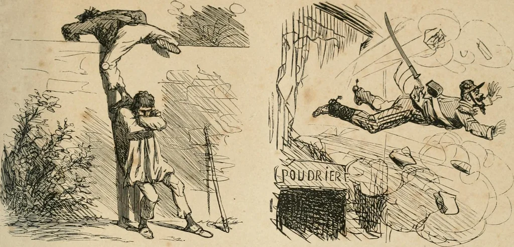 An illustration from Cham, 1853, leaf 424
