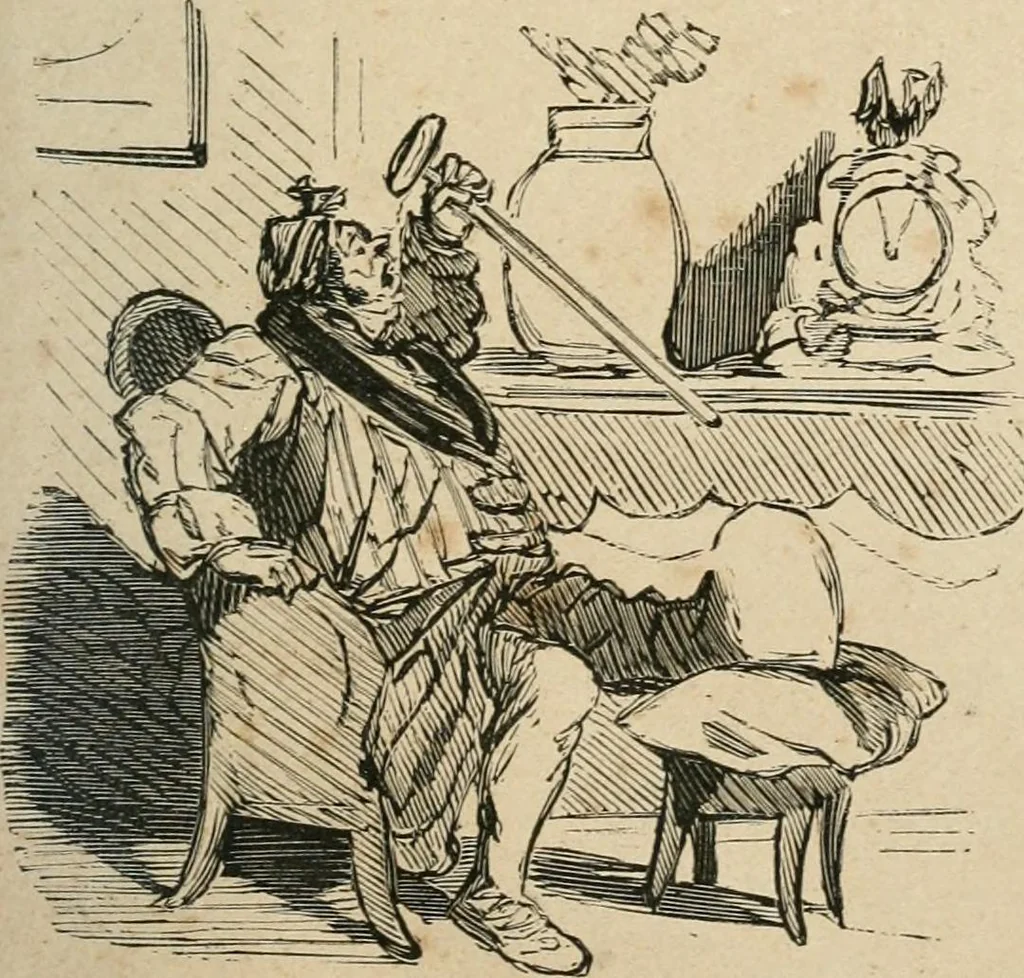 An illustration from Cham, 1853, leaf 424