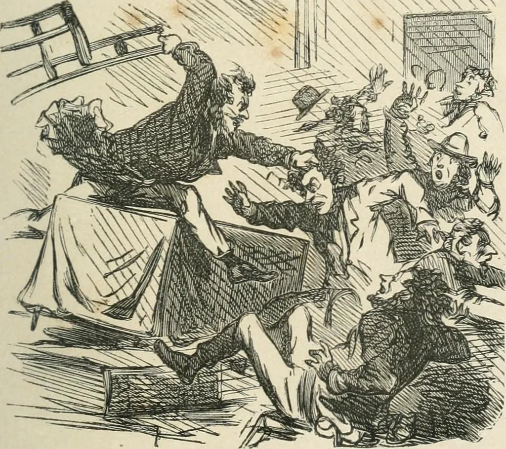 An illustration from Cham, 1853, leaf 46