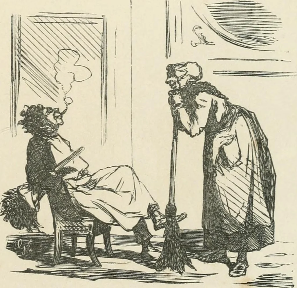 An illustration from Cham, 1853, leaf 48