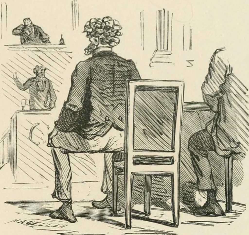 An illustration from Cham, 1853, leaf 58