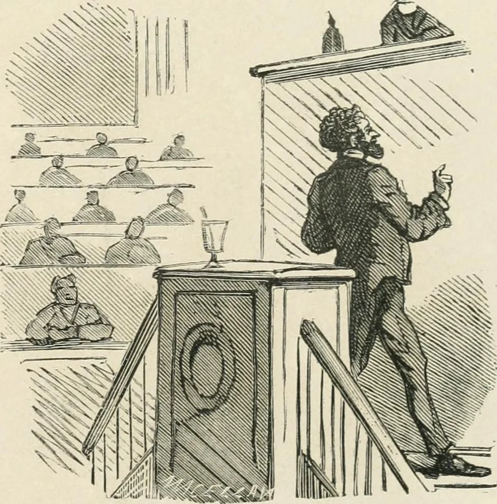 An illustration from Cham, 1853, leaf 58
