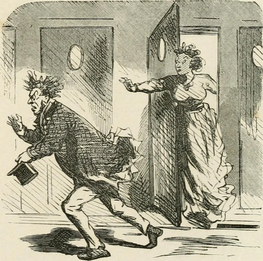 An illustration from Cham, 1853, leaf 64
